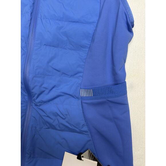 NWT! Wmn’s Lululemon 700 Fill Down For It All Sz 8 Vest In Rare Color Blue Nile - Picture 3 of 8